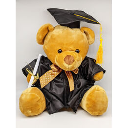 Teddy Bear With Graduation Cap & Gown