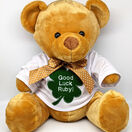 Teddy Bear with Personalised 'Good Luck' T Shirt additional 2