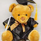 Teddy Bear With Graduation Cap & Gown additional 1