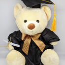 Teddy Bear With Graduation Cap & Gown additional 2