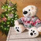 Polar Bear With Keepsake Christmas Jumper additional 2