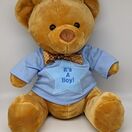 Teddy Bear with Personalised 'It's A Boy!' T Shirt additional 3