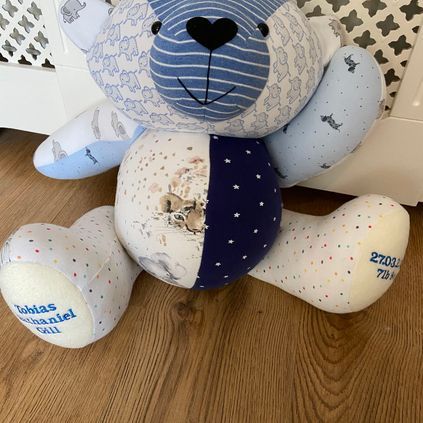 Customer image of Baby Clothing Memory Bear - Baby Boy