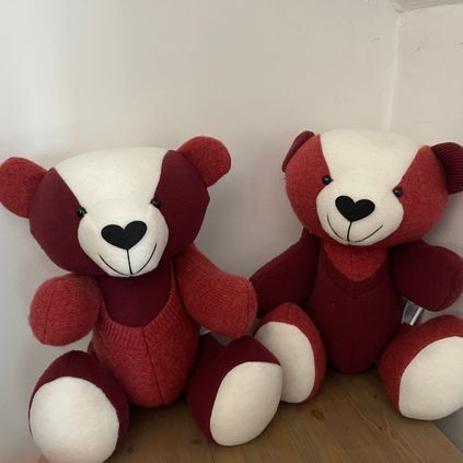 Customer image of Female Cardigan / Jumper Memory Bear