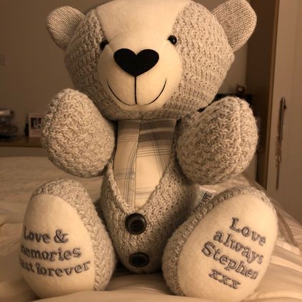 Customer image of Cardigan / Jumper Memory Bear