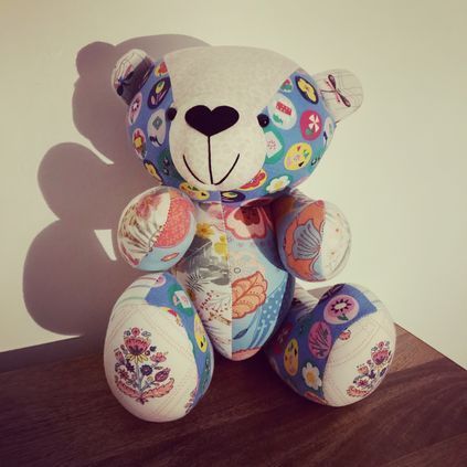 Customer image of Baby Clothing Memory Bear - Baby Girl