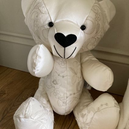 Customer image of Wedding Dress Memory Bear