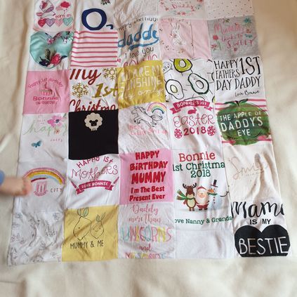 Customer image of Baby Clothing Memory Bear - Baby Girl