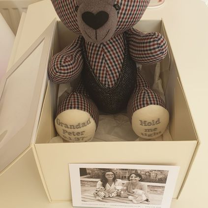 Customer image of Cardigan / Jumper Memory Bear