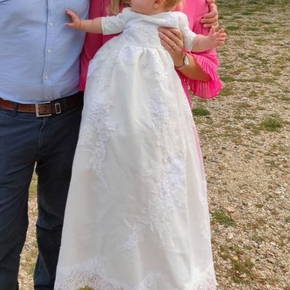 Customer image of Christening Gown from Wedding Dress