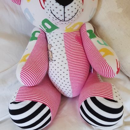 Customer image of Baby Clothing Memory Bear - Baby Girl