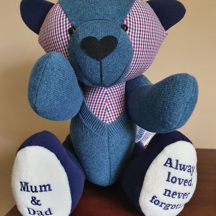 Customer image of Cardigan / Jumper Memory Bear