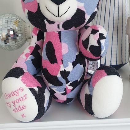 Customer image of Baby Clothing Memory Bear - Baby Girl