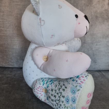 Customer image of Baby Clothing Memory Bear - Baby Girl