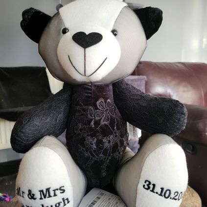 Customer image of Wedding Dress Memory Bear