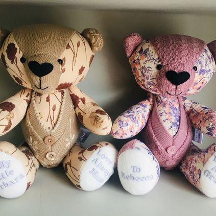 Customer image of Female Cardigan / Jumper Memory Bear