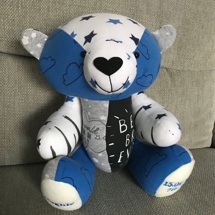 Customer image of Baby Clothing Memory Bear - Baby Boy