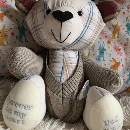 Customer image of Cardigan / Jumper Memory Bear