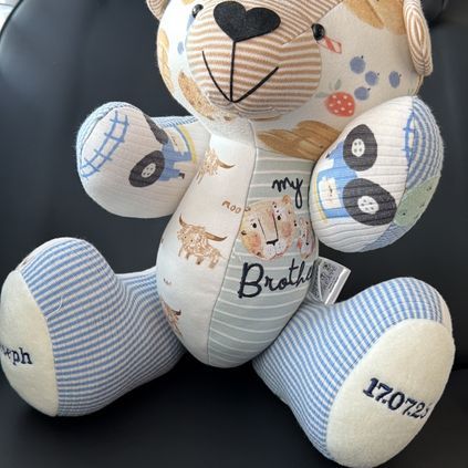 Customer image of Baby Clothing Memory Bear - Baby Boy