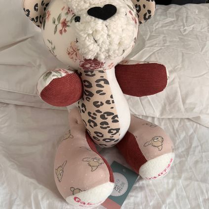 Customer image of Baby Clothing Memory Bear - Baby Girl