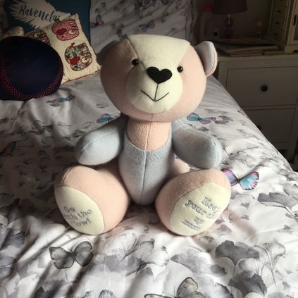Customer image of Female Cardigan / Jumper Memory Bear