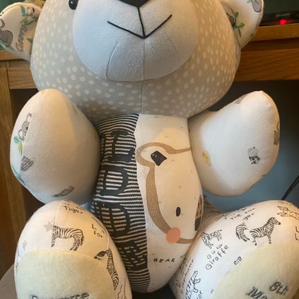 Customer image of Baby Clothing Memory Bear - Baby Boy