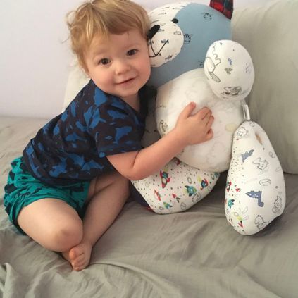 Customer image of Baby Clothing Memory Bear - Baby Boy