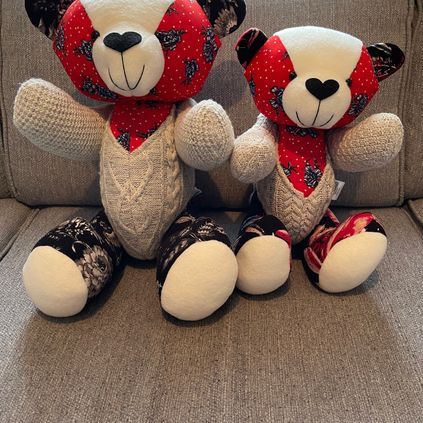 Customer image of Female Cardigan / Jumper Memory Bear