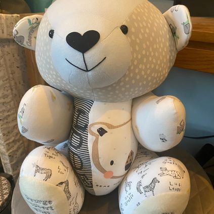 Customer image of Baby Clothing Memory Bear - Baby Boy