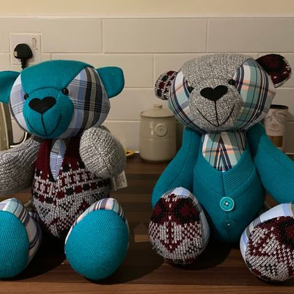 Customer image of Cardigan / Jumper Memory Bear