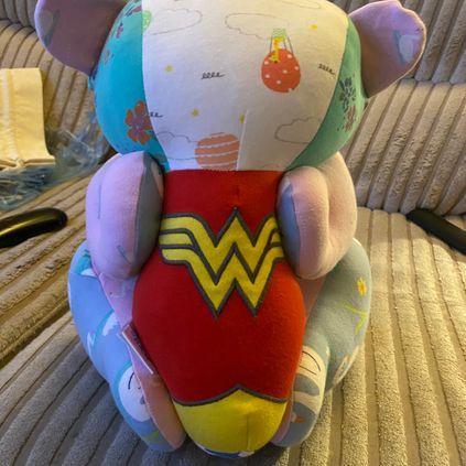 Customer image of Baby Clothing Memory Bear - Baby Girl