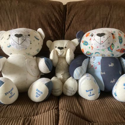 Customer image of Wedding Dress Memory Bear