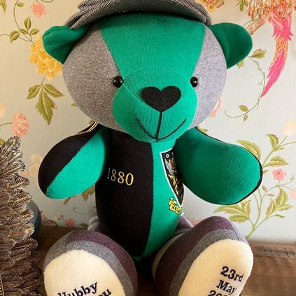 Customer image of Flat Cap Memory Bear