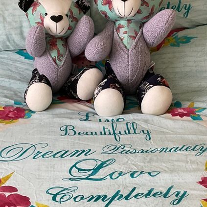 Customer image of Female Cardigan / Jumper Memory Bear
