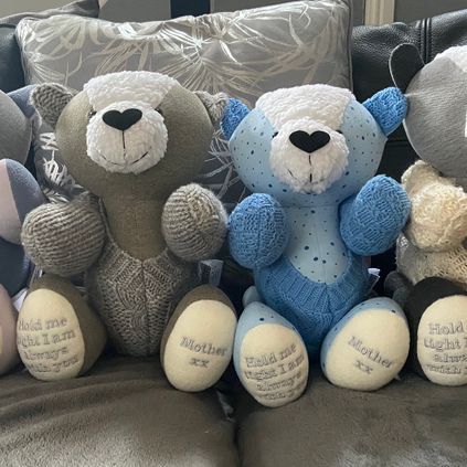 Customer image of Cardigan / Jumper Memory Bear