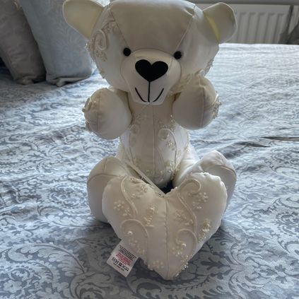 Customer image of Wedding Dress Memory Bear