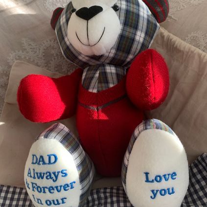 Customer image of Cardigan / Jumper Memory Bear
