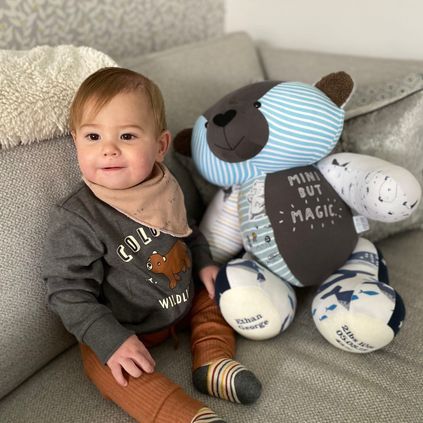 Customer image of Baby Clothing Memory Bear - Baby Boy
