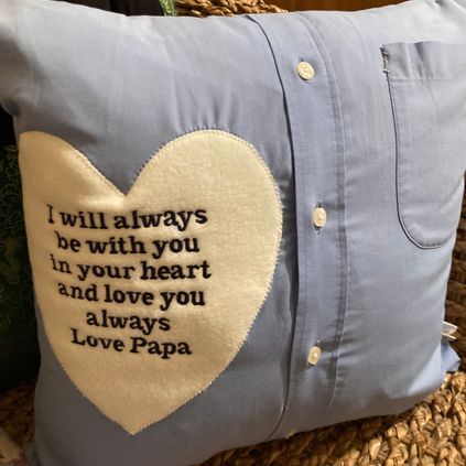 Customer image of Grandad Keepsake Cushion