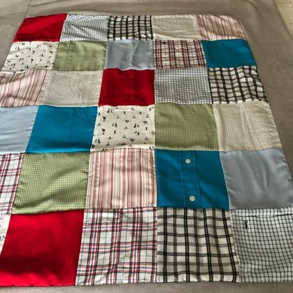 Customer image of Adult Clothing Memory Blanket
