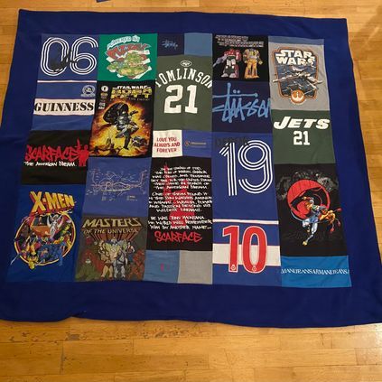 Customer image of Adult Clothing Memory Blanket
