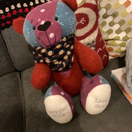 Customer image of Cardigan / Jumper Memory Bear