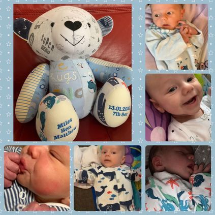 Customer image of Baby Clothing Memory Bear - Baby Boy