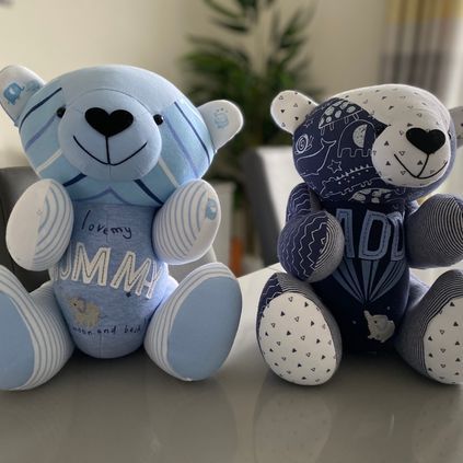 Customer image of Baby Clothing Memory Bear - Baby Boy