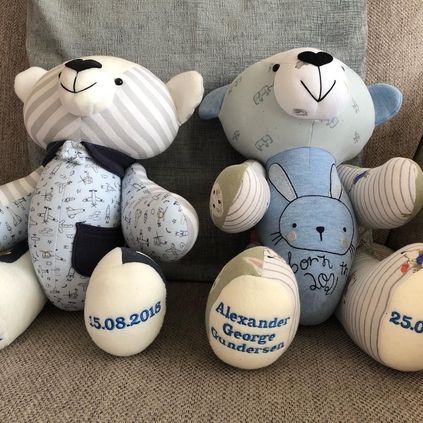 Customer image of Baby Clothing Memory Bear - Baby Boy