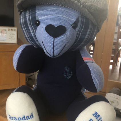Customer image of Flat Cap Memory Bear