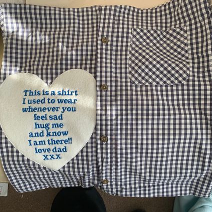 Customer image of Grandad Keepsake Cushion