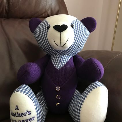 Customer image of Female Cardigan / Jumper Memory Bear