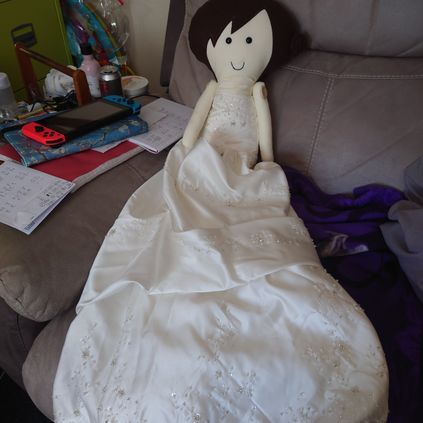 Customer image of Wedding Dress Keepsake Doll