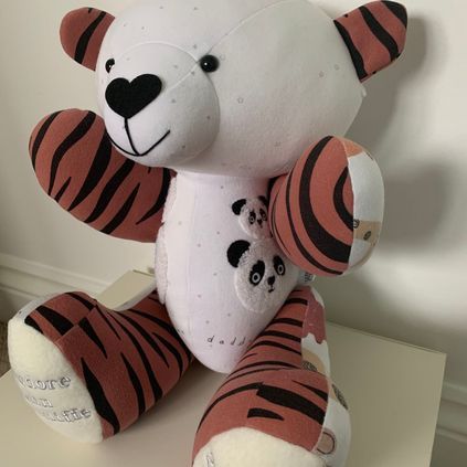 Customer image of Baby Clothing Memory Bear - Baby Boy